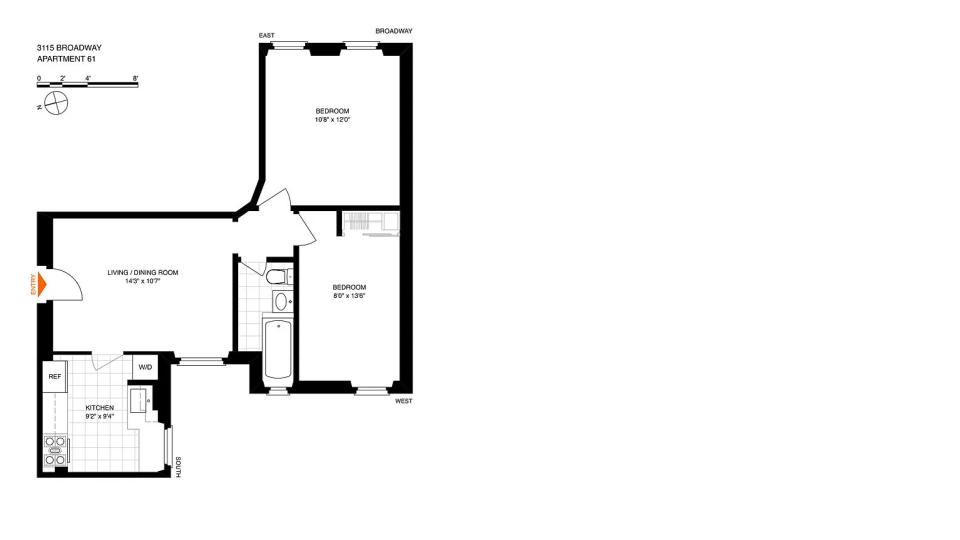 Floorplan for 3115 Broadway, 61