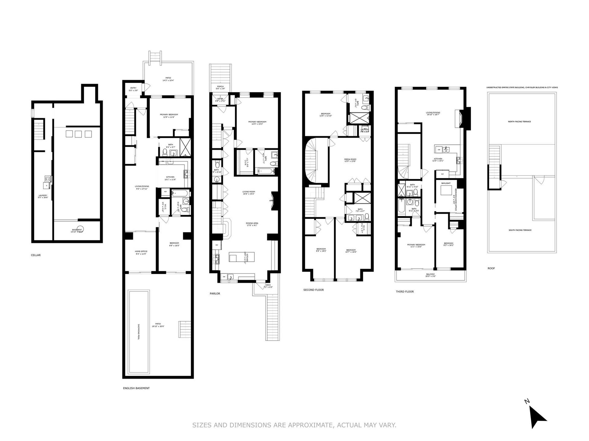 Floorplan for 308 East 30th Street, 1