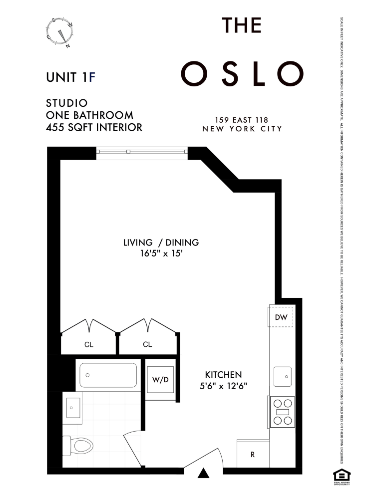 Floorplan for 159 East 118th Street, 1F