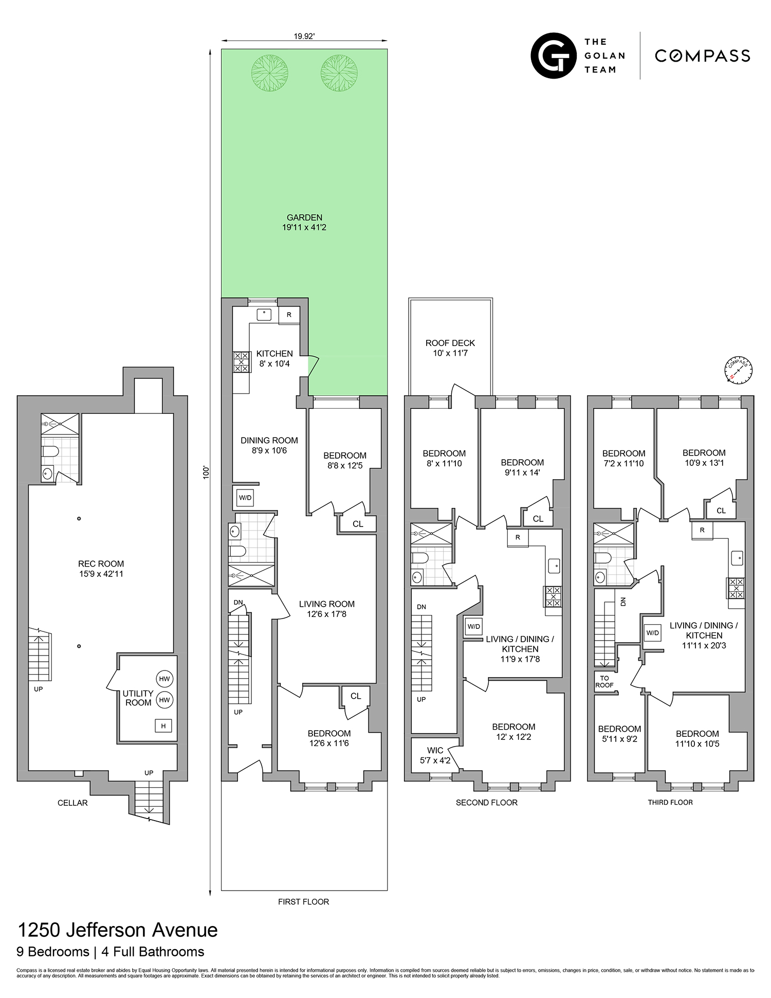 Floorplan for 1250 Jefferson Avenue