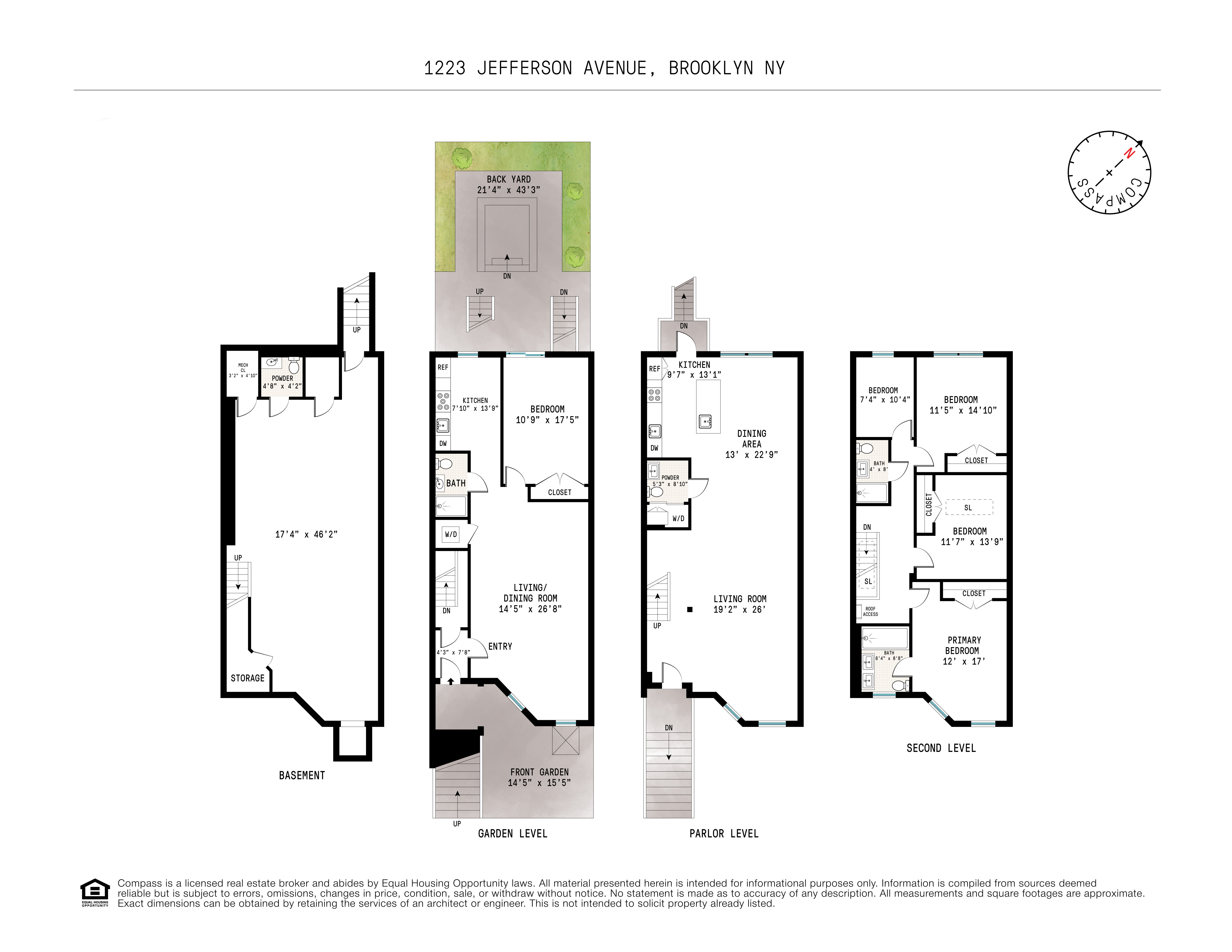 Floorplan for 1223 Jefferson Avenue