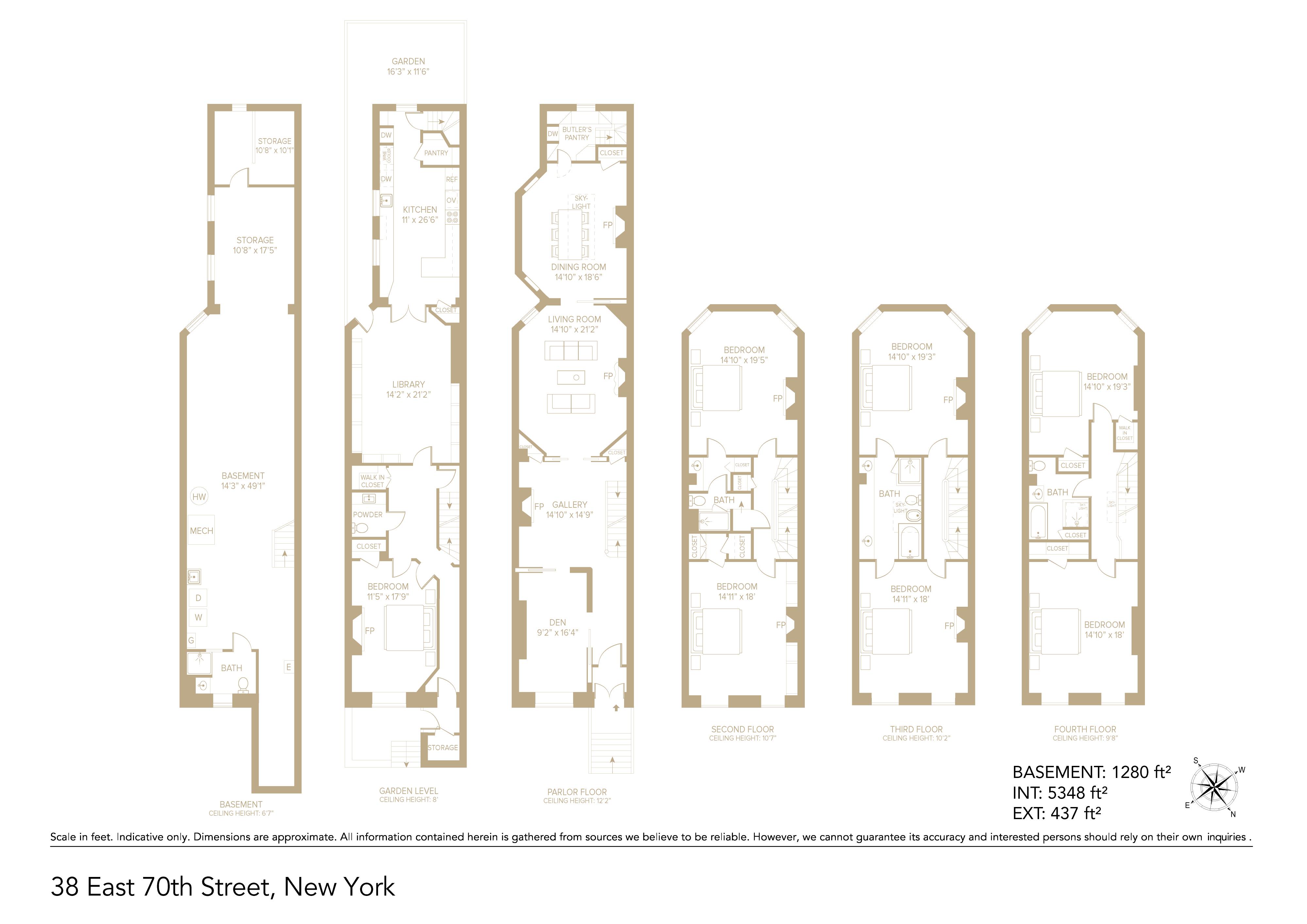 Floorplan for 38 East 70th Street, THOUSE