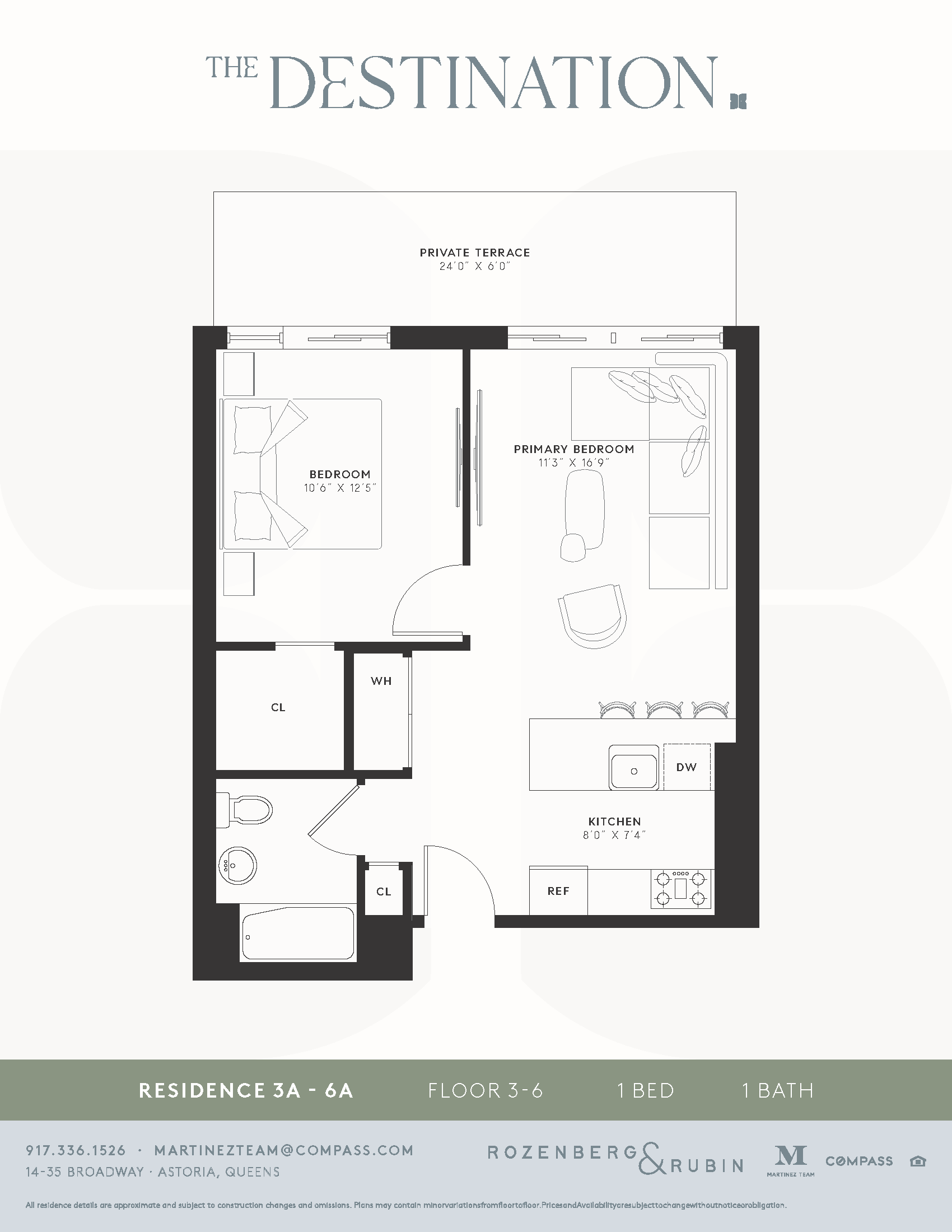 Floorplan for 14-35 Broadway, 3A