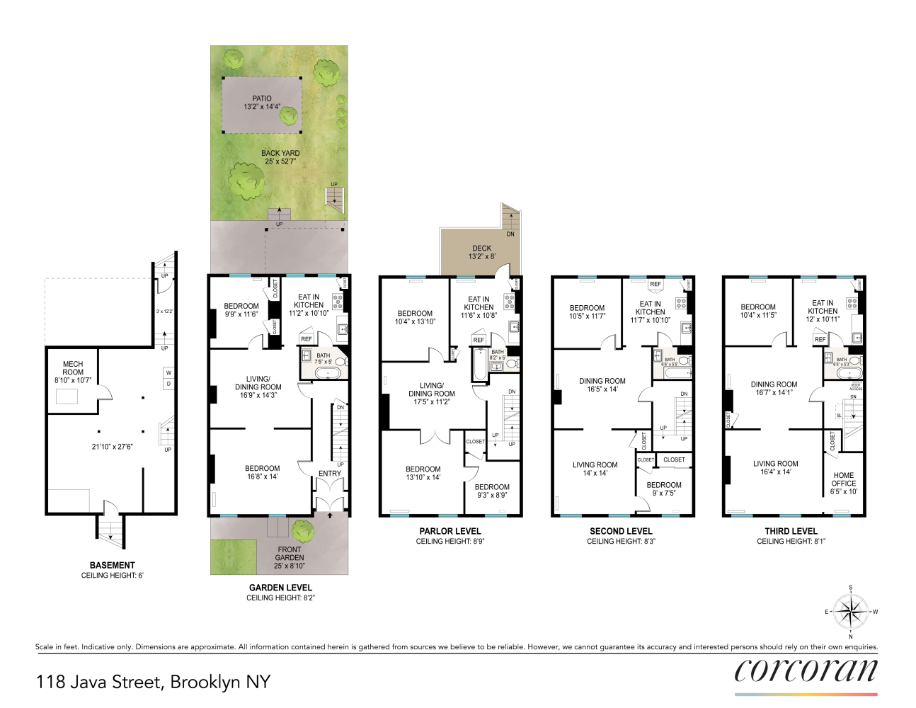 Floorplan for 118 Java Street