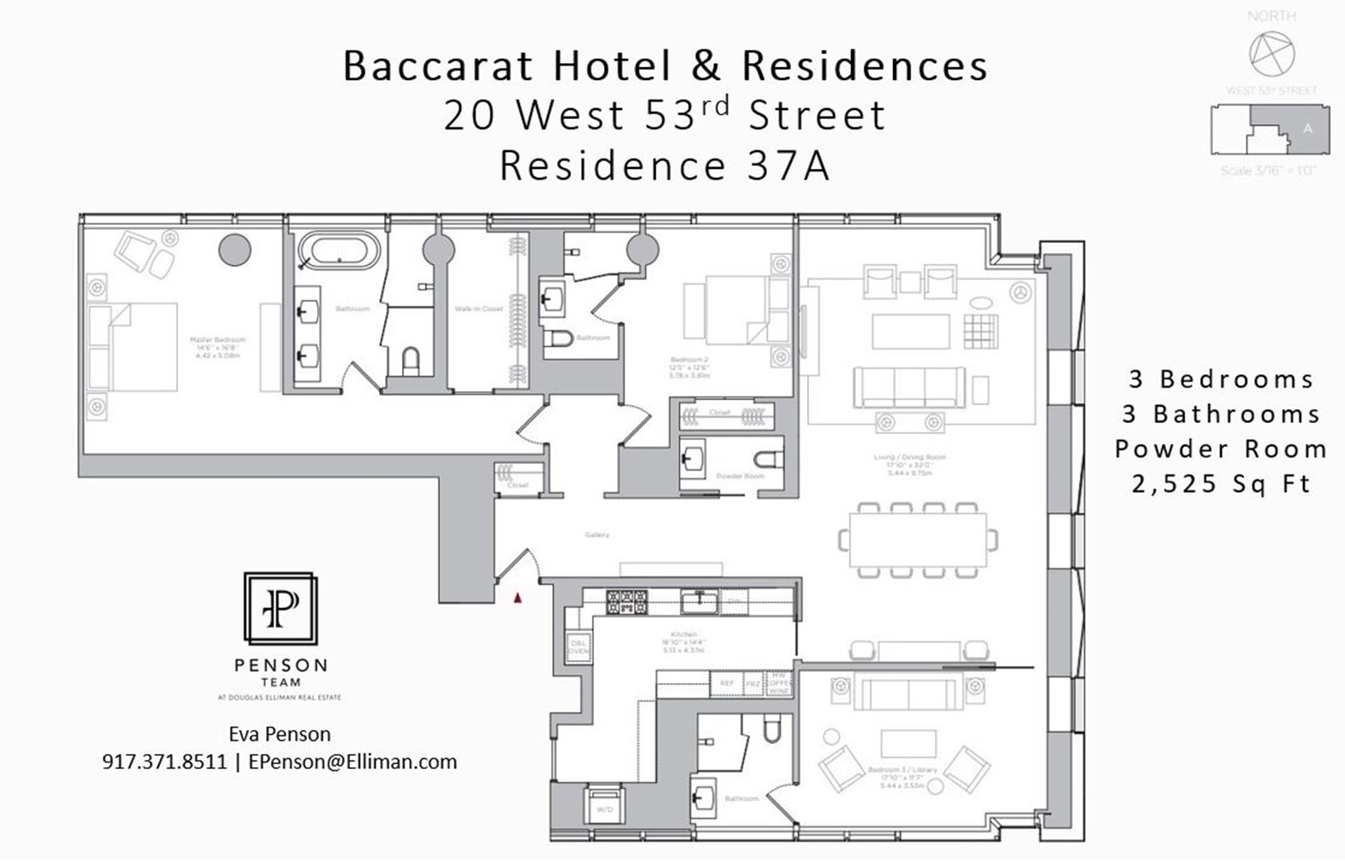 Floorplan for 20 West 53rd Street, 37A