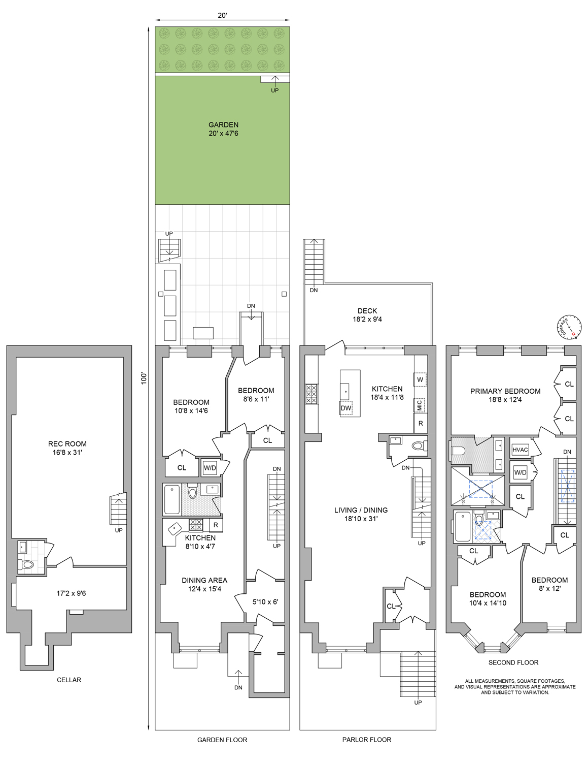 Floorplan for 354 16th Street