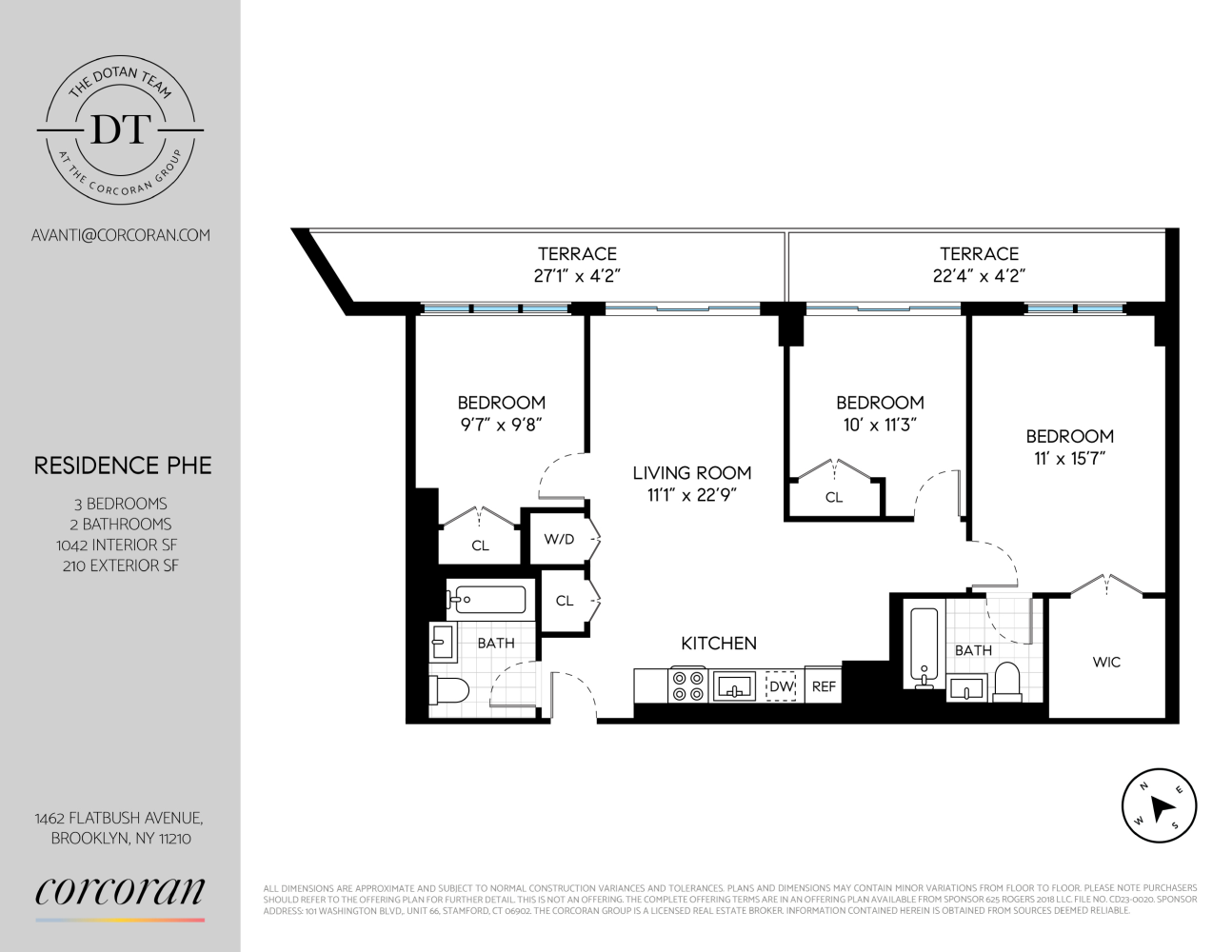 Floorplan for 1462 Flatbush Avenue, PHE