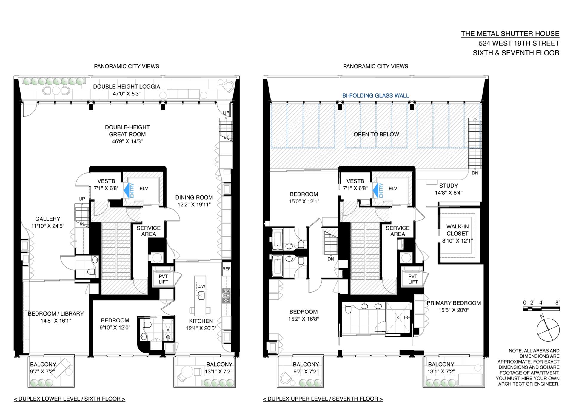 Floorplan for 524 West 19th Street, 6