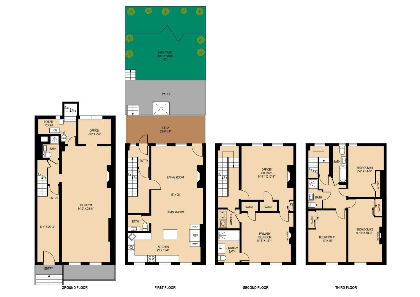 Floorplan for 51 Hicks Street, 1