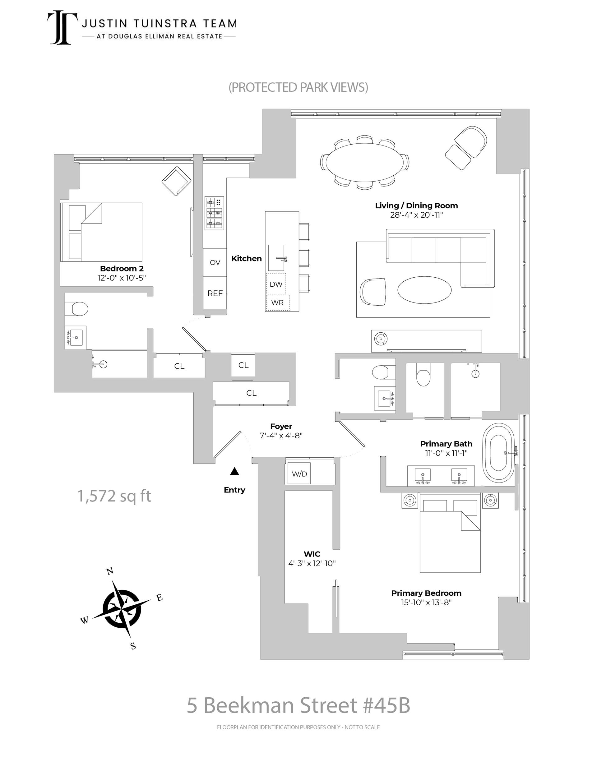 Floorplan for 5 Beekman Street, 45B