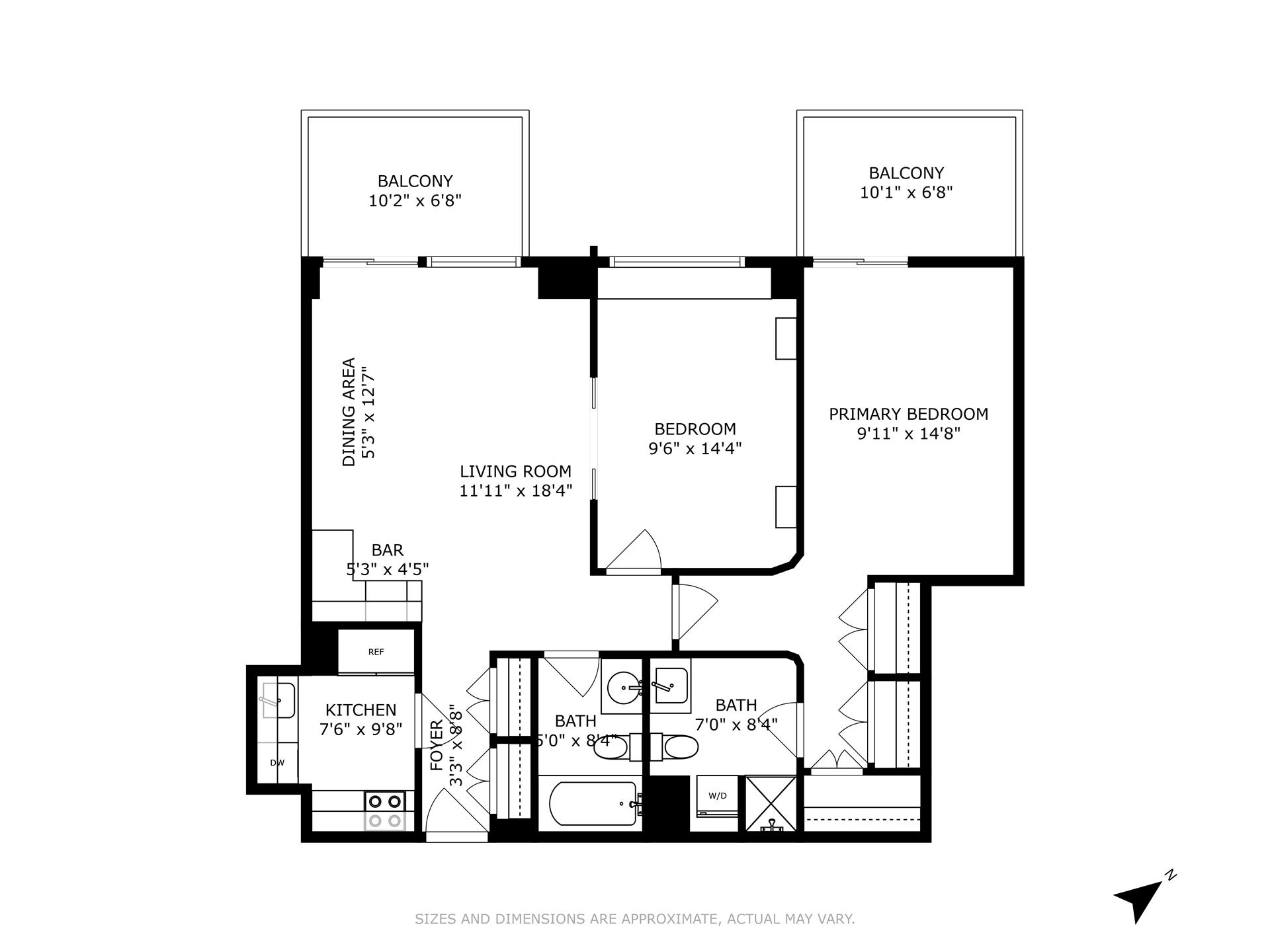 Floorplan for 300 East 54th Street, 33FG