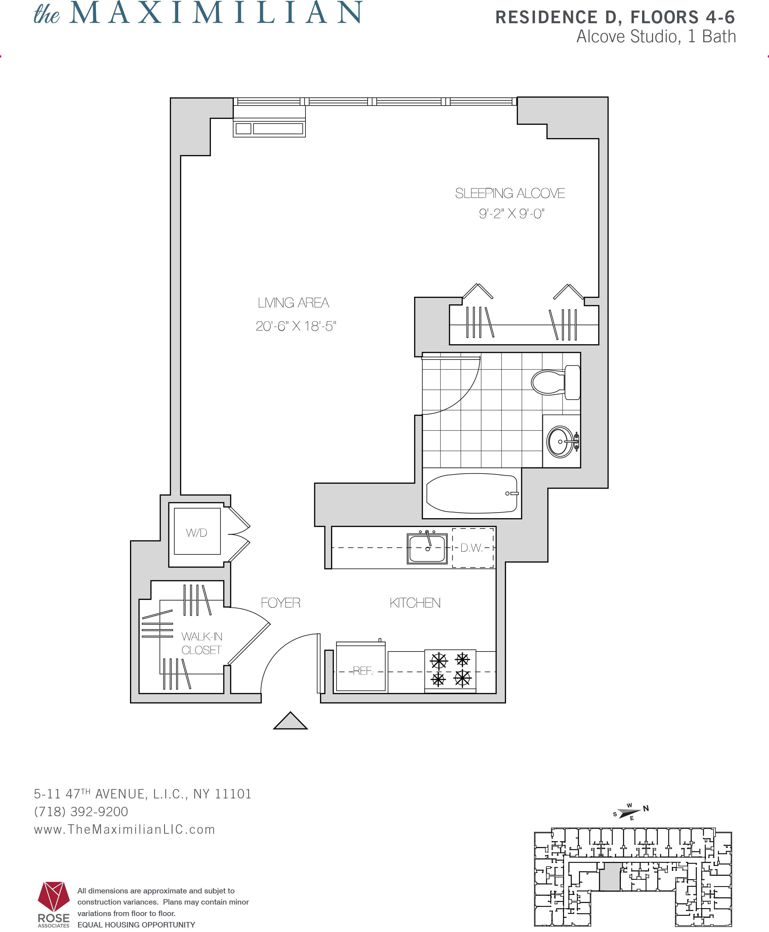 Floorplan for 5-11 47th Avenue, PH-B