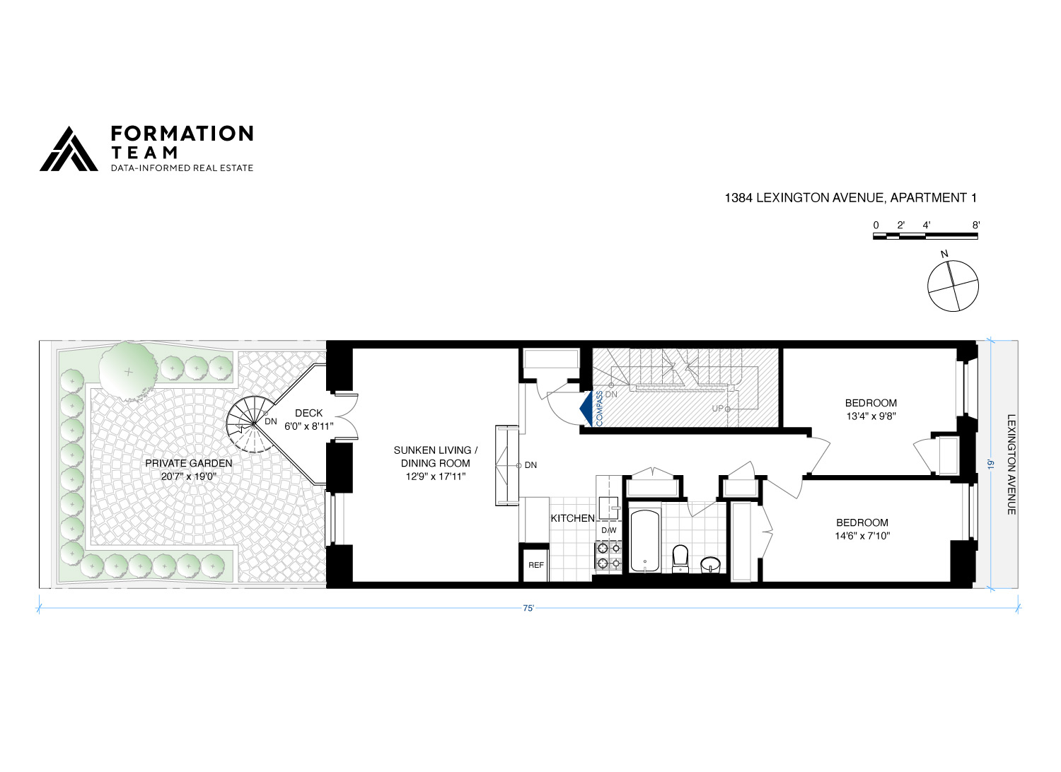 Floorplan for 1384 Lexington Avenue, 1