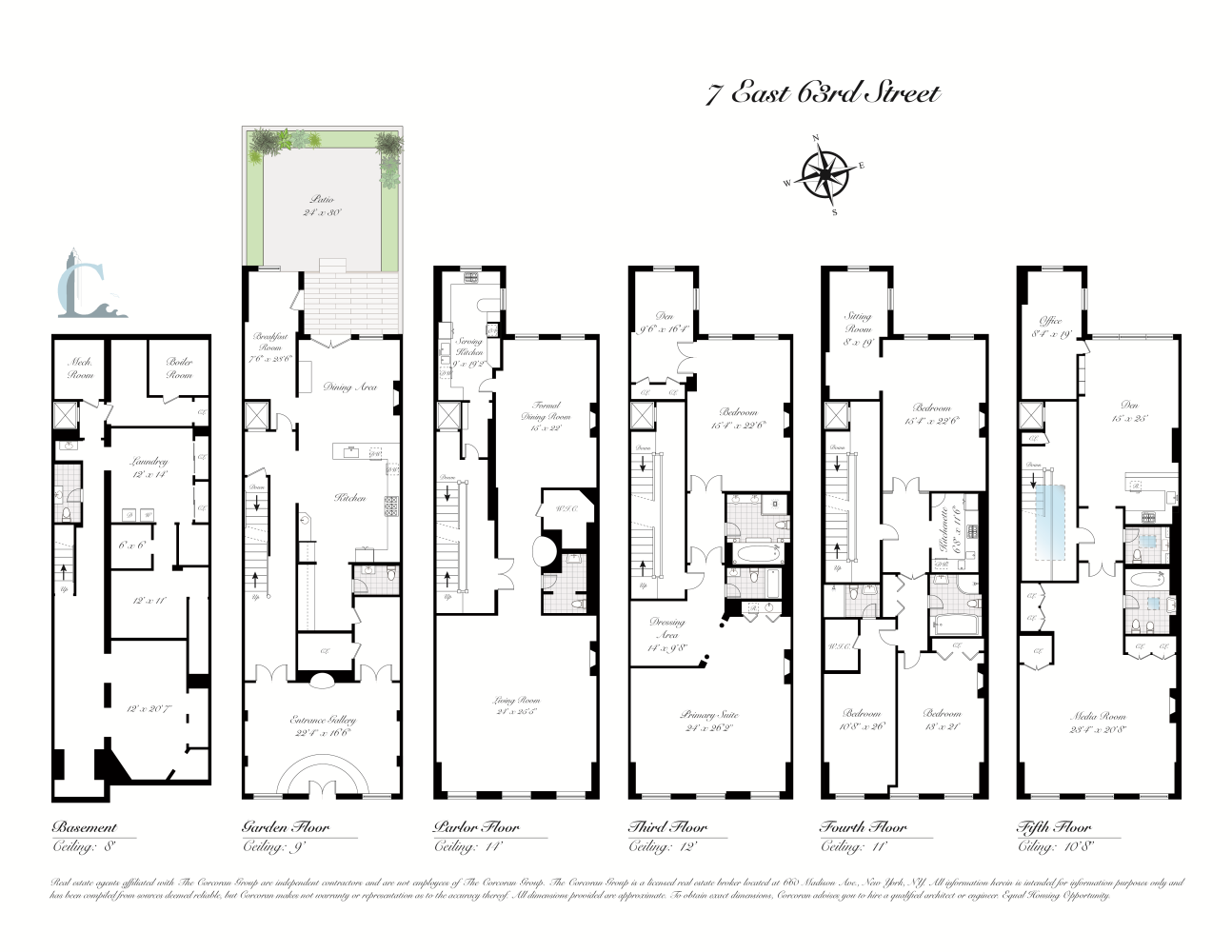 Floorplan for 7 East 63rd Street