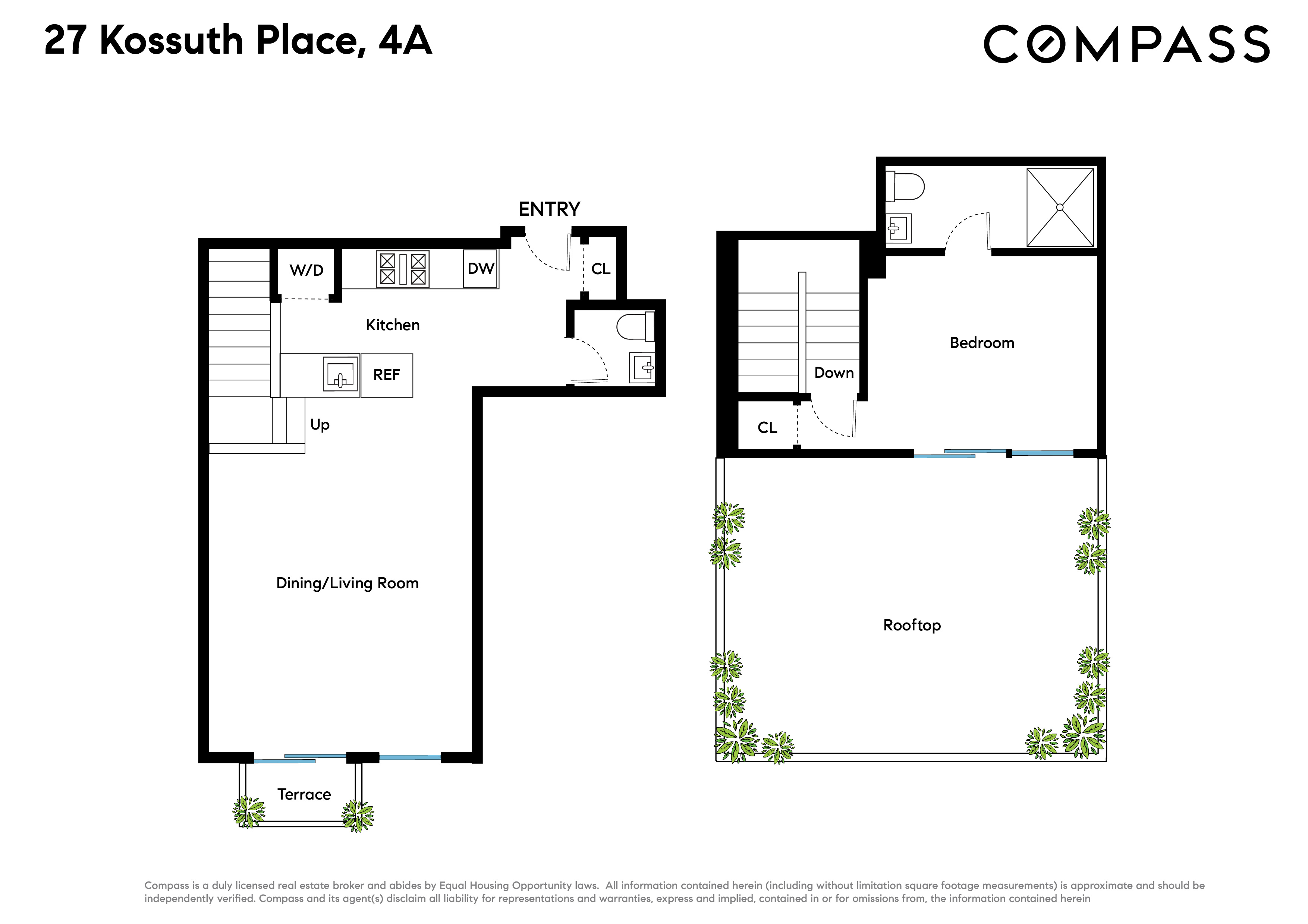 Floorplan for 27 Kossuth Place, 4A