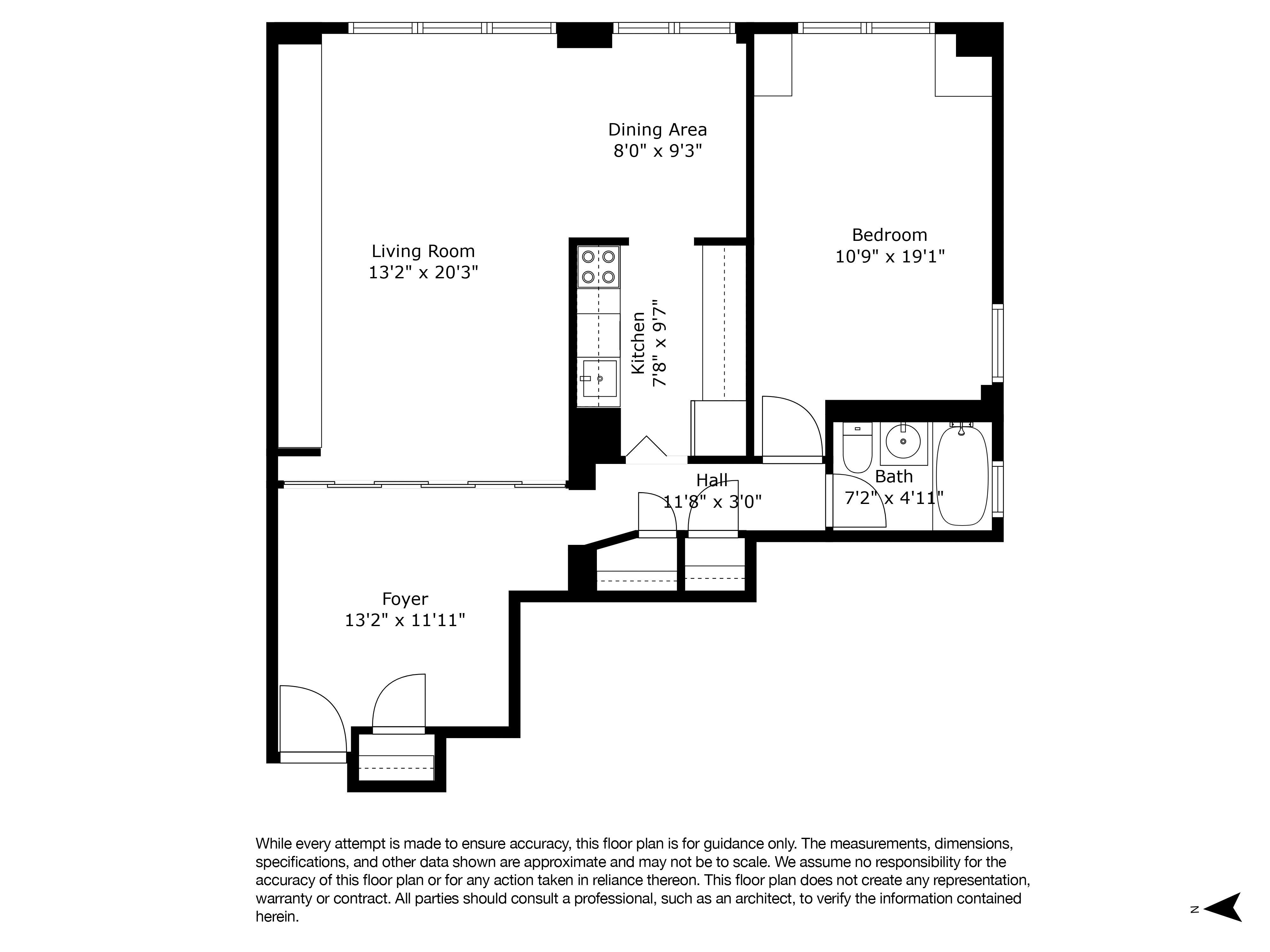 Floorplan for 233 East 69th Street, 14-I