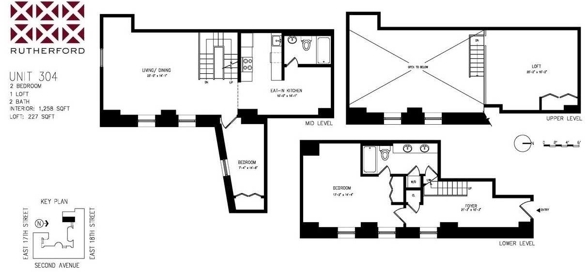 Floorplan for 305 2nd Avenue, 304