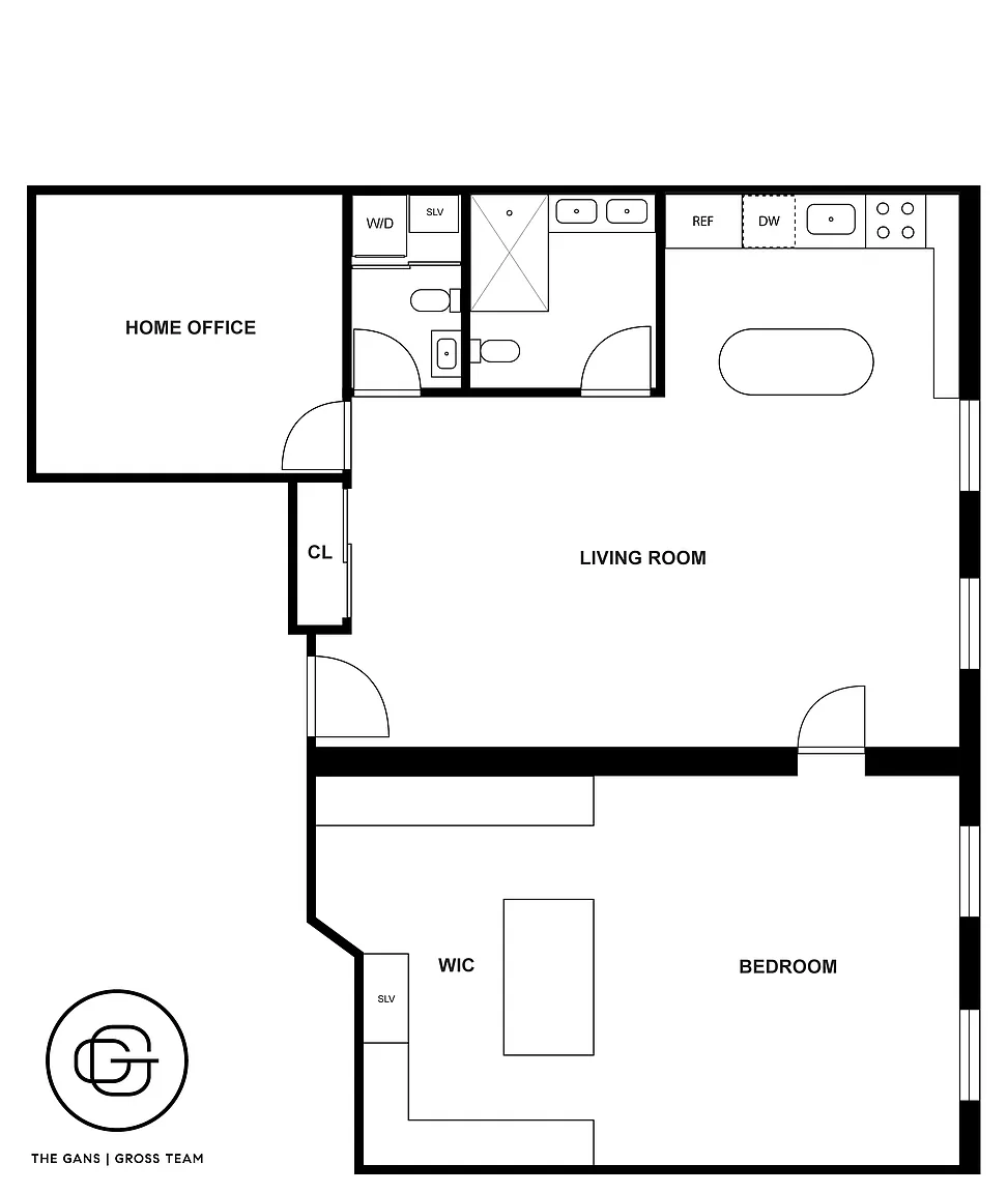 Floorplan for 108 Wooster Street, 3D