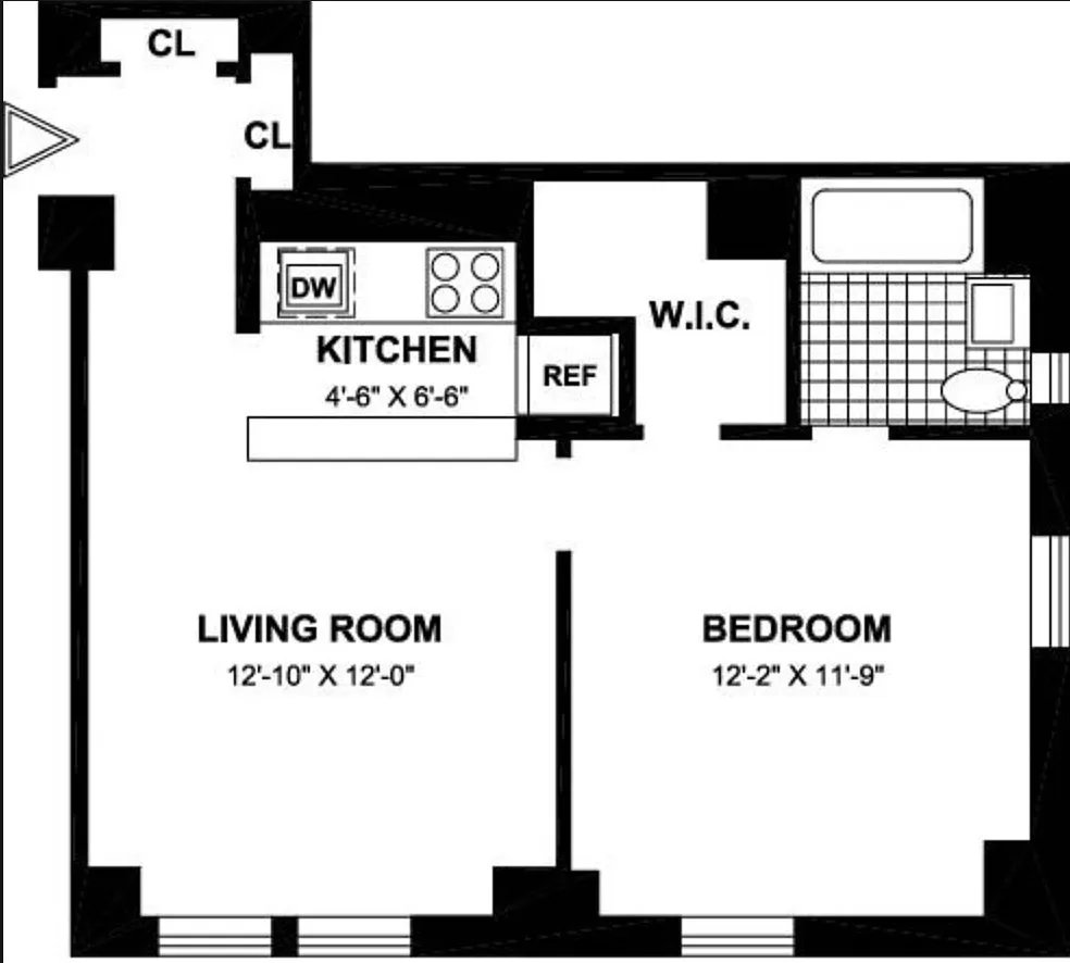 Floorplan for 25 Tudor City Place, 1320