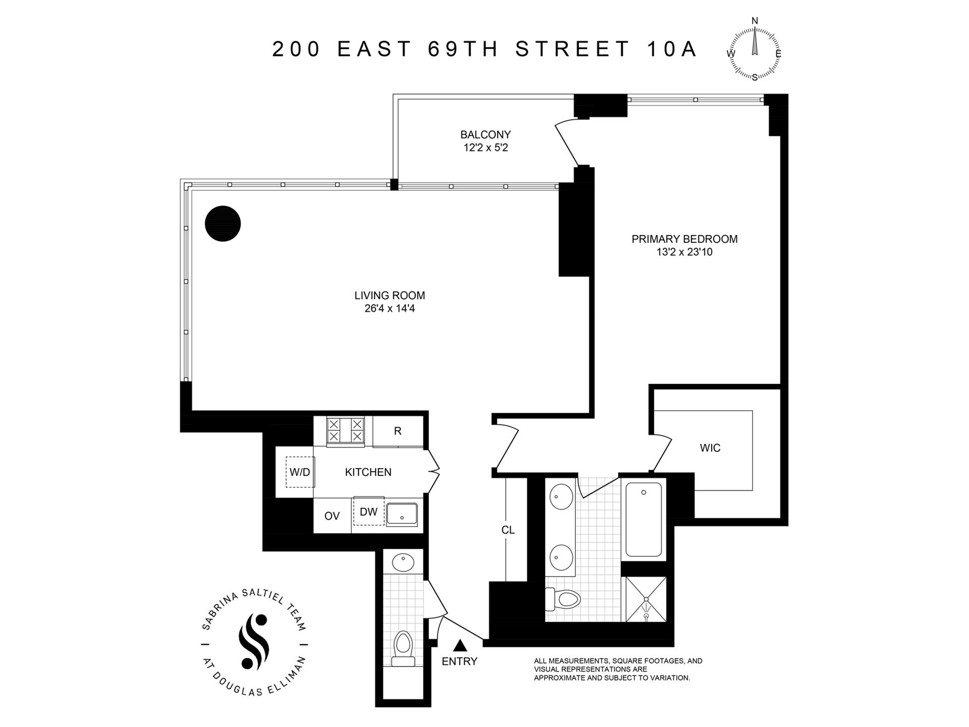 Floorplan for 200 East 69th Street, 10A