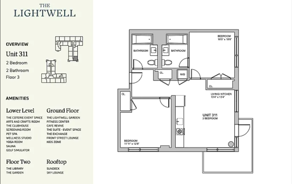 Floorplan for 218 Front Street, 231