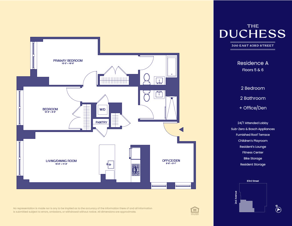 Floorplan for 300 East 83rd Street, 5A