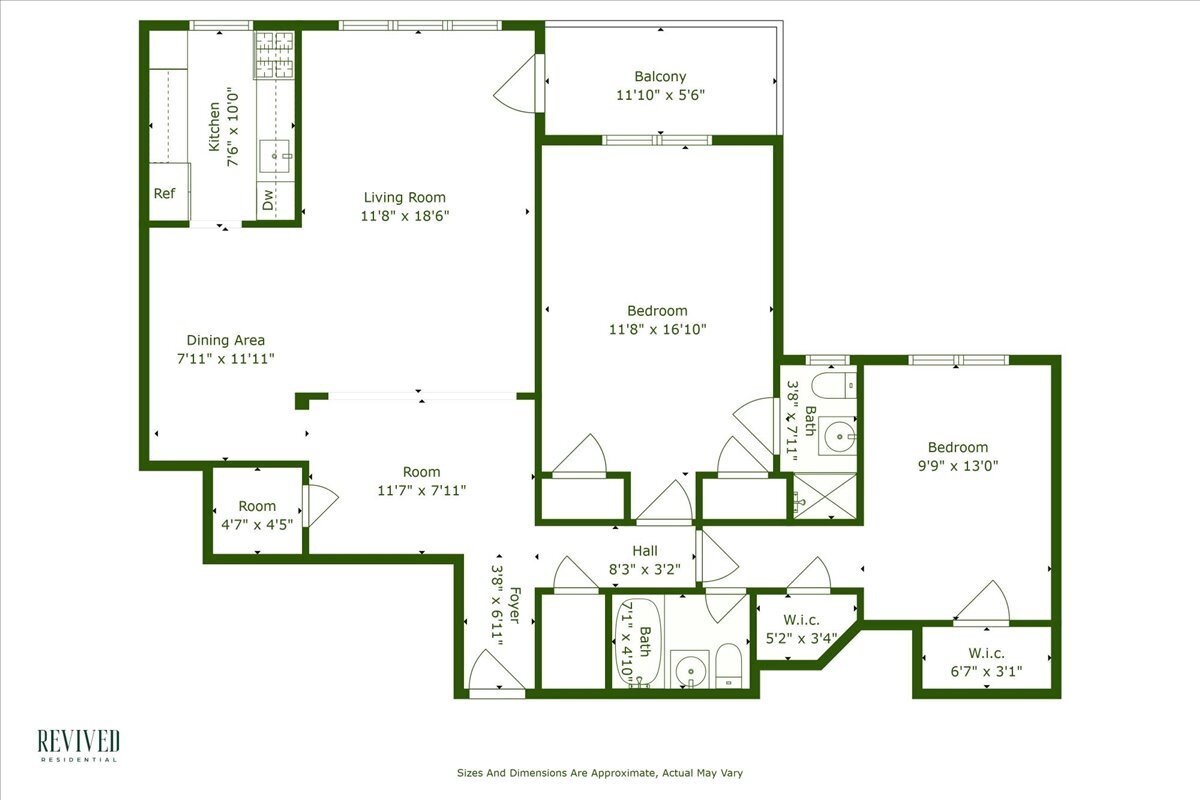 Floorplan for 121-16 Ocean Promenade, 1E