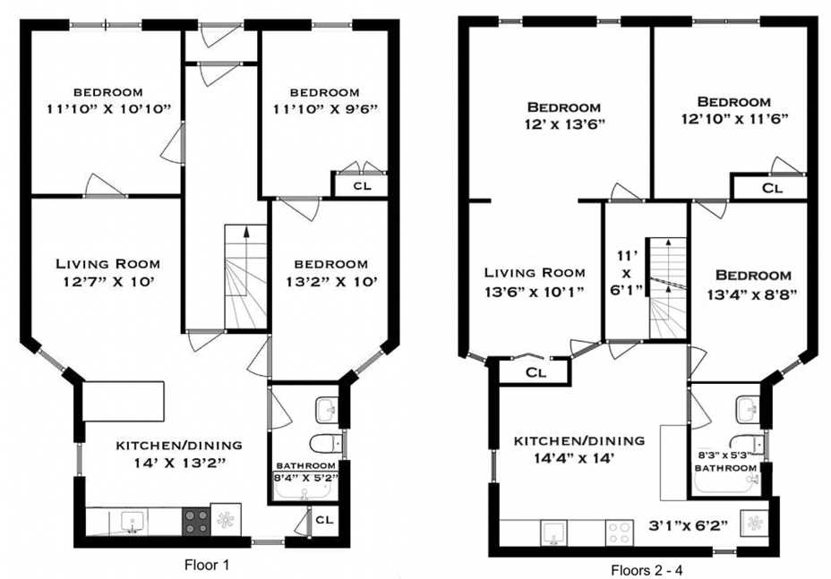 Floorplan for 78 Kingston Avenue