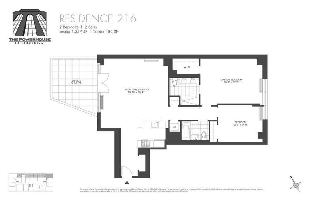 Floorplan for 2-17 51st Avenue, 216