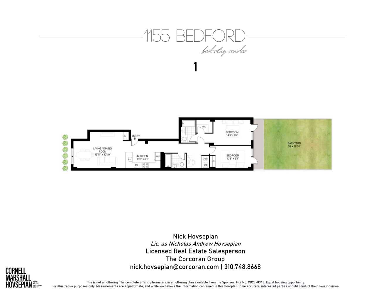 Floorplan for 1155 Bedford Avenue, 1