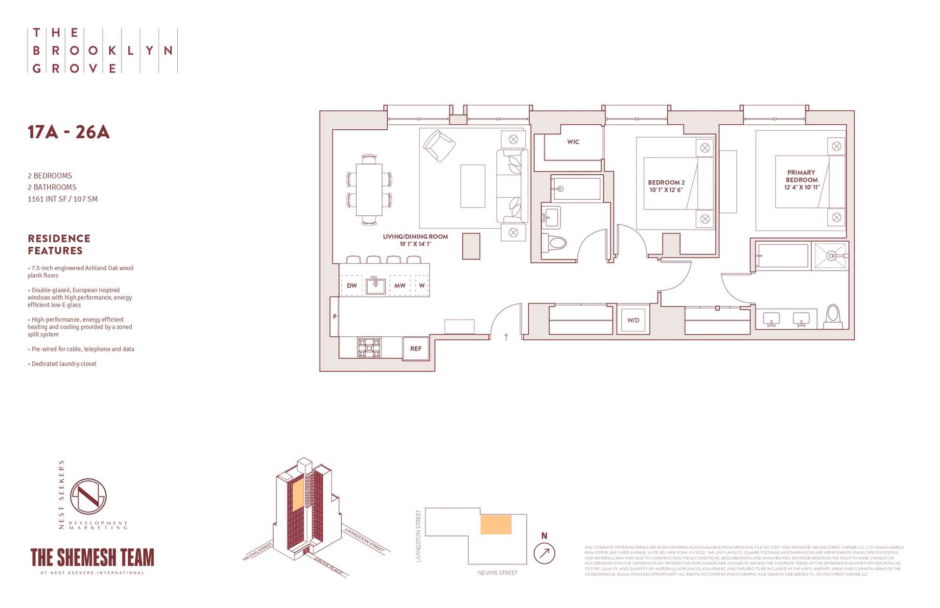 Floorplan for 10 Nevins Street, 26-A