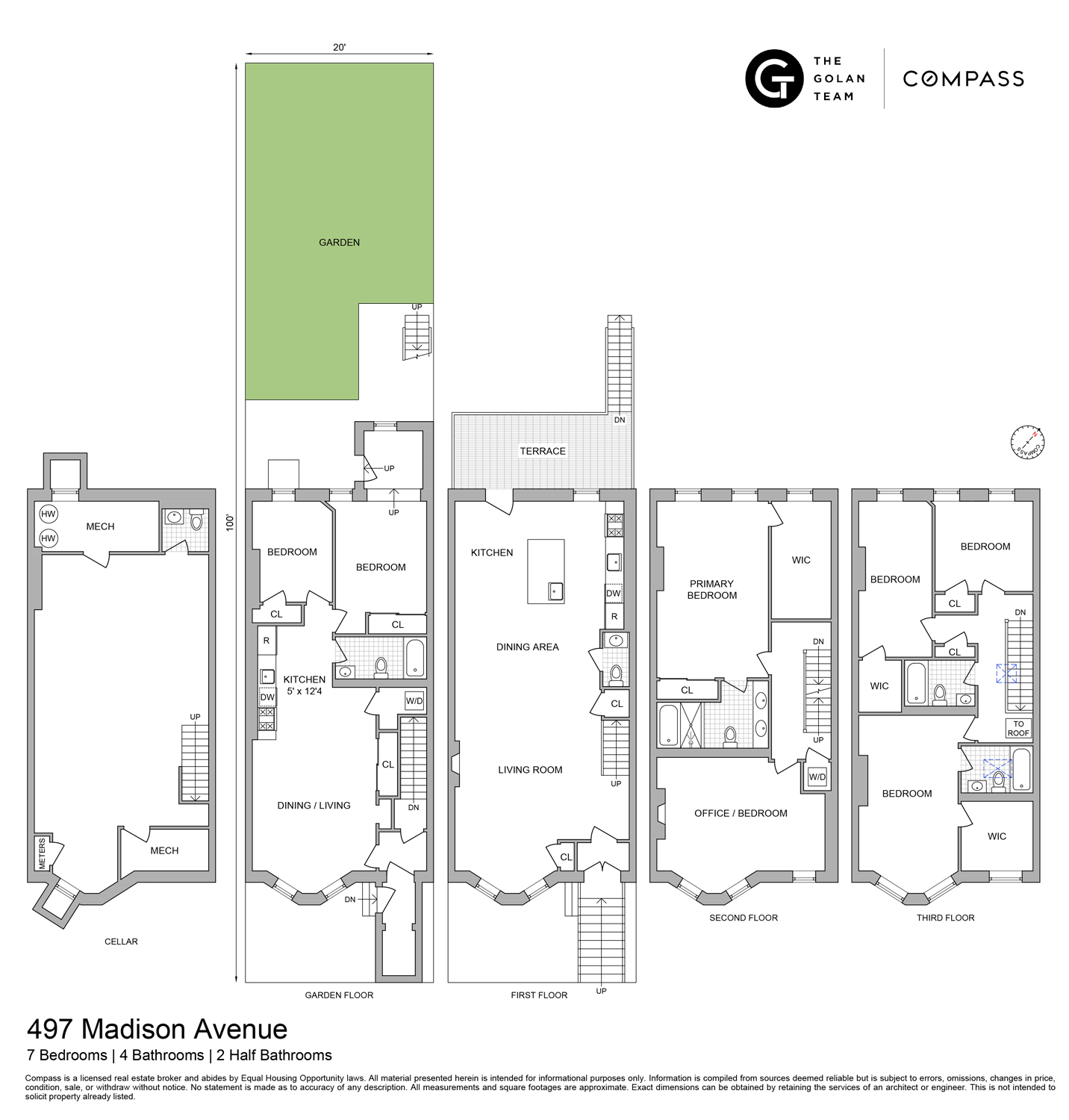 Floorplan for 497 Madison Street