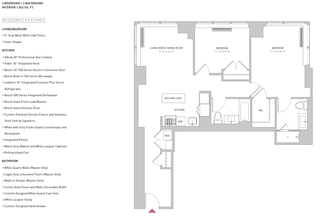 Floorplan for 388 Bridge Street, 33A