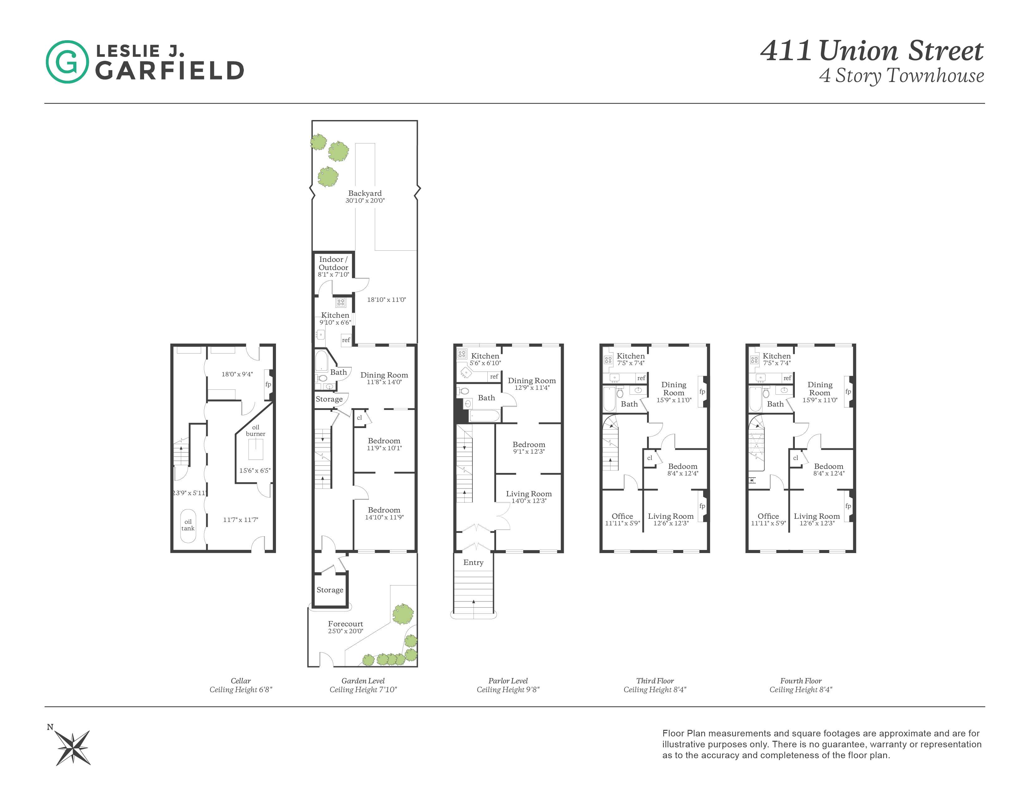 Floorplan for 411 Union Street