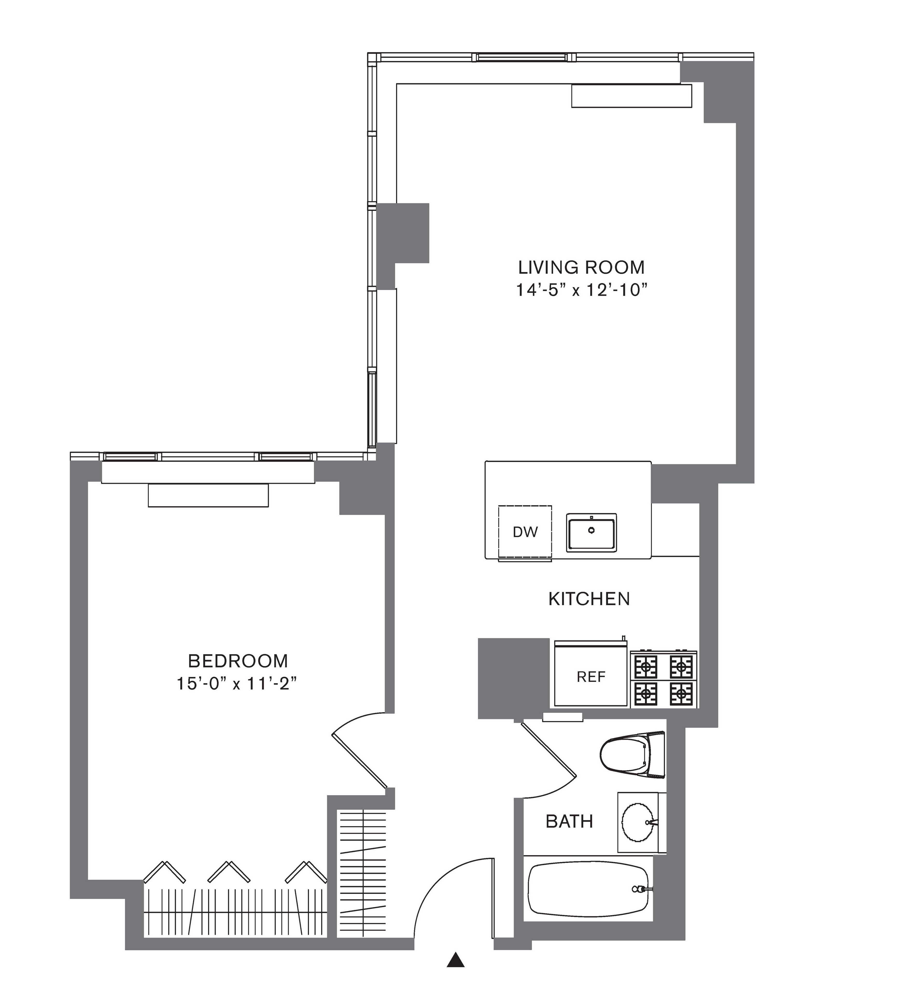 Floorplan for 88 Leonard Street, 1612