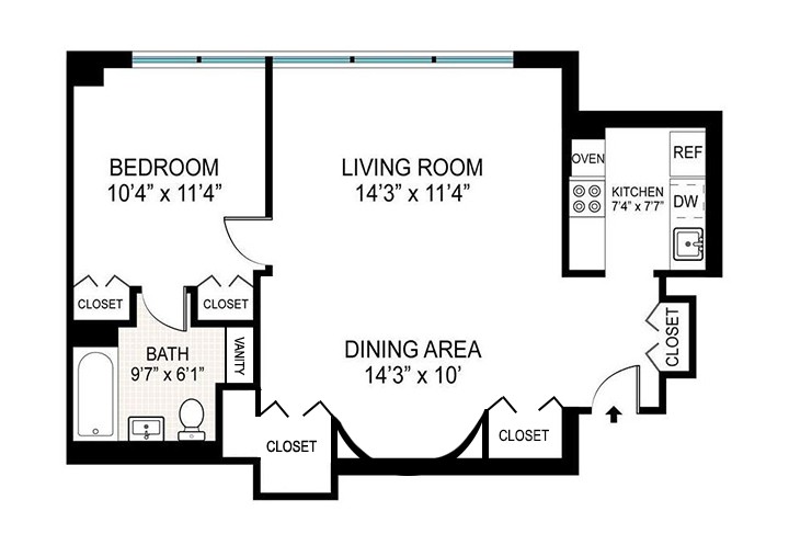 Floorplan for 118 East 60th Street, 16F