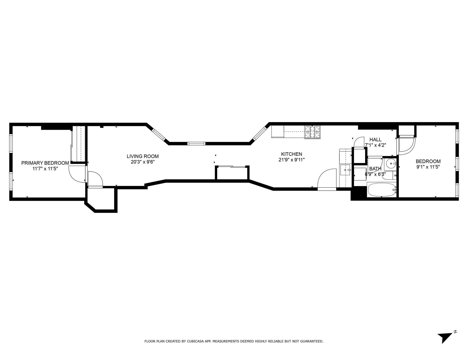 Floorplan for 327 East 93rd Street, 3W