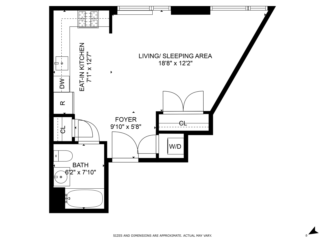 Floorplan for 25-21 43rd Avenue, 409