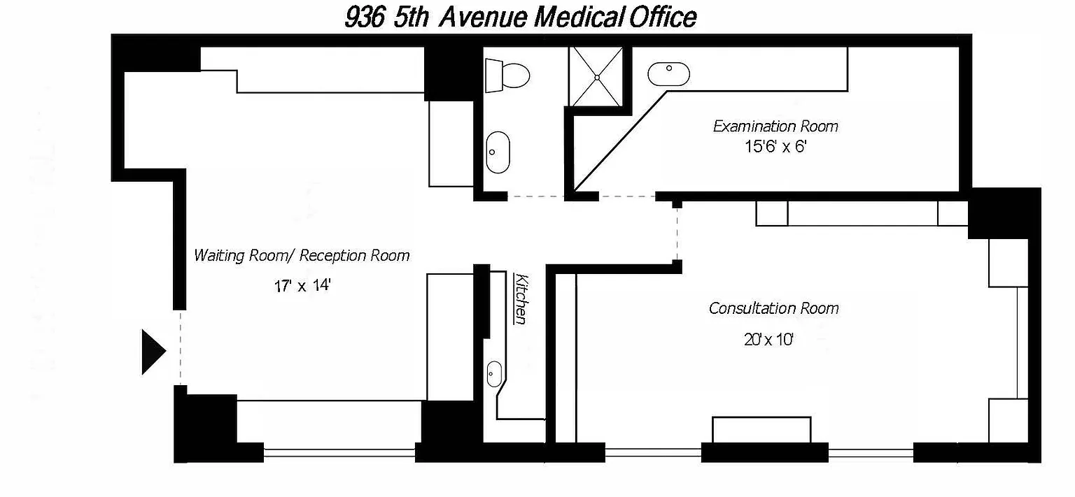 Floorplan for 936 5th Avenue, MEDICAL