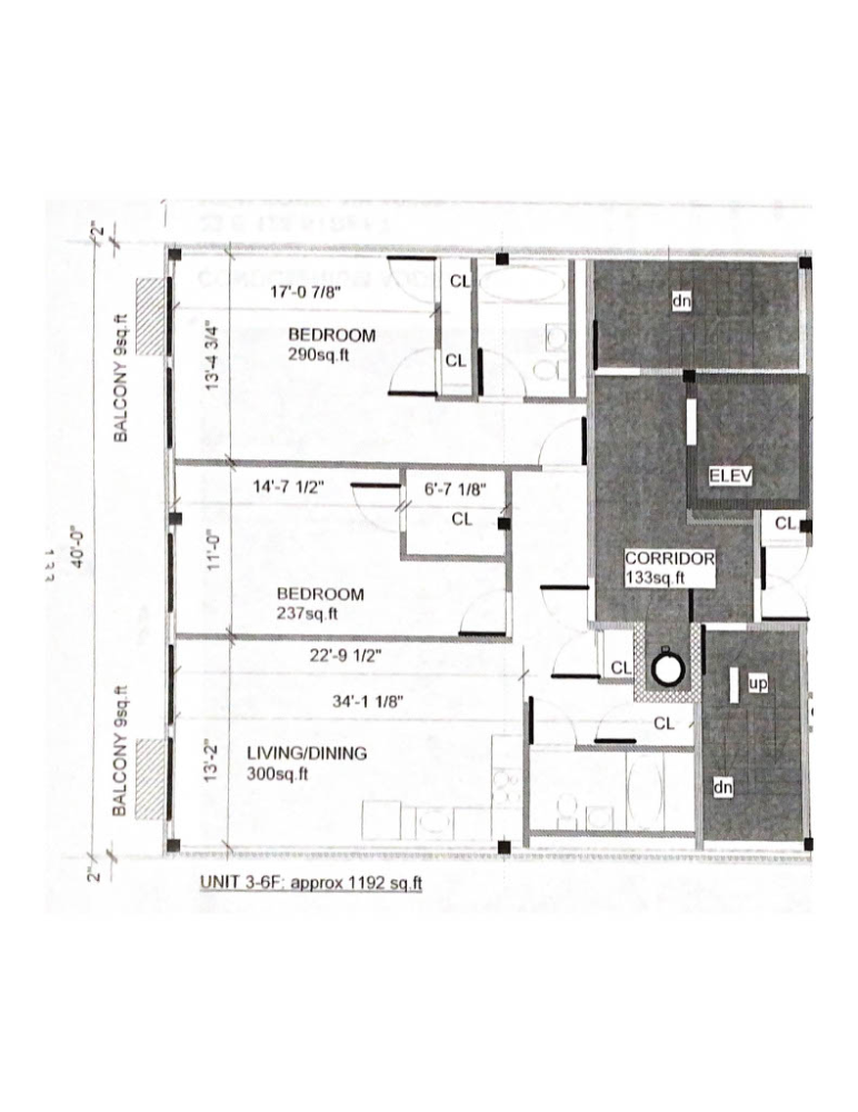 Floorplan for 23 East 128th Street, 3F