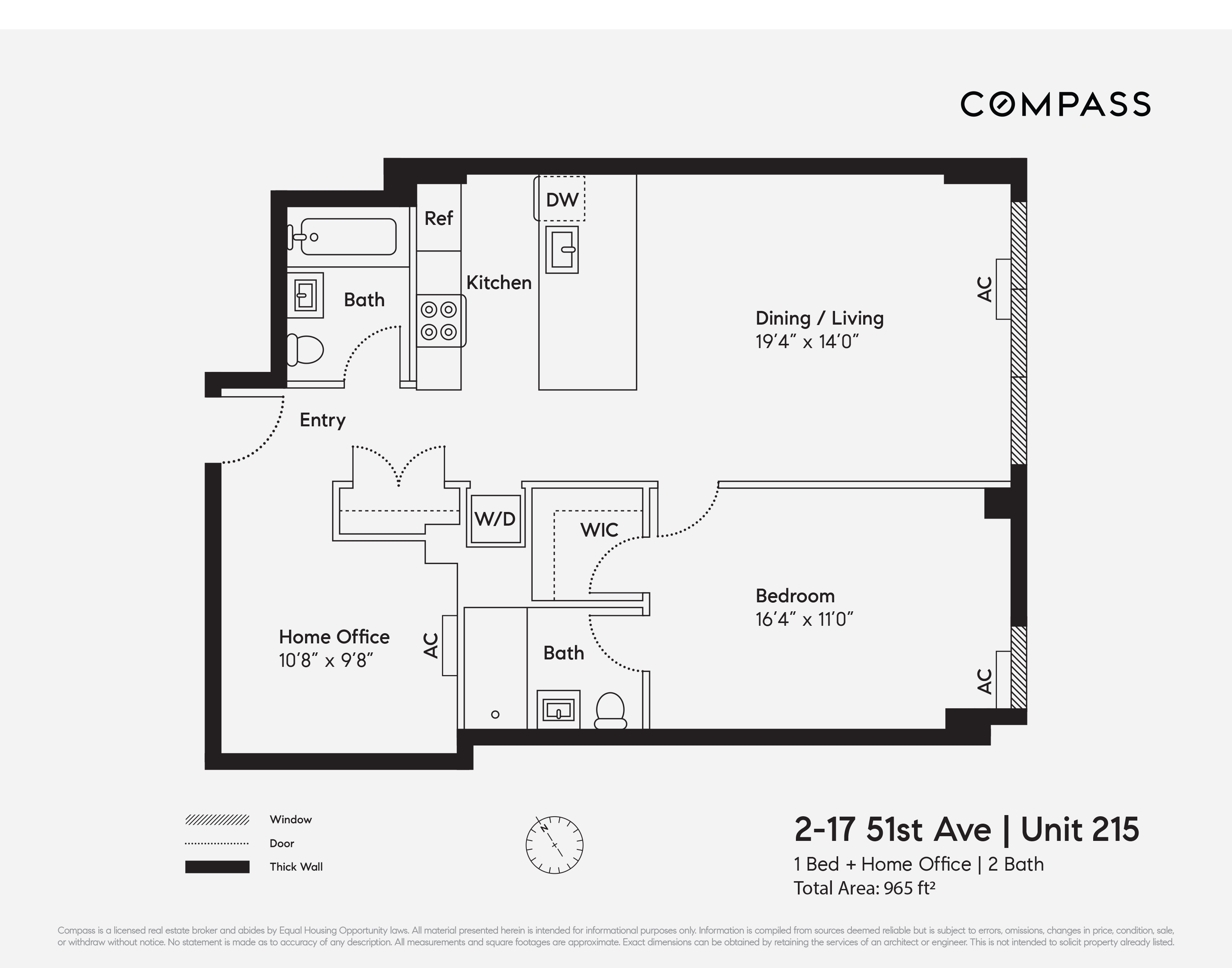 Floorplan for 2-17 51st Avenue, 215