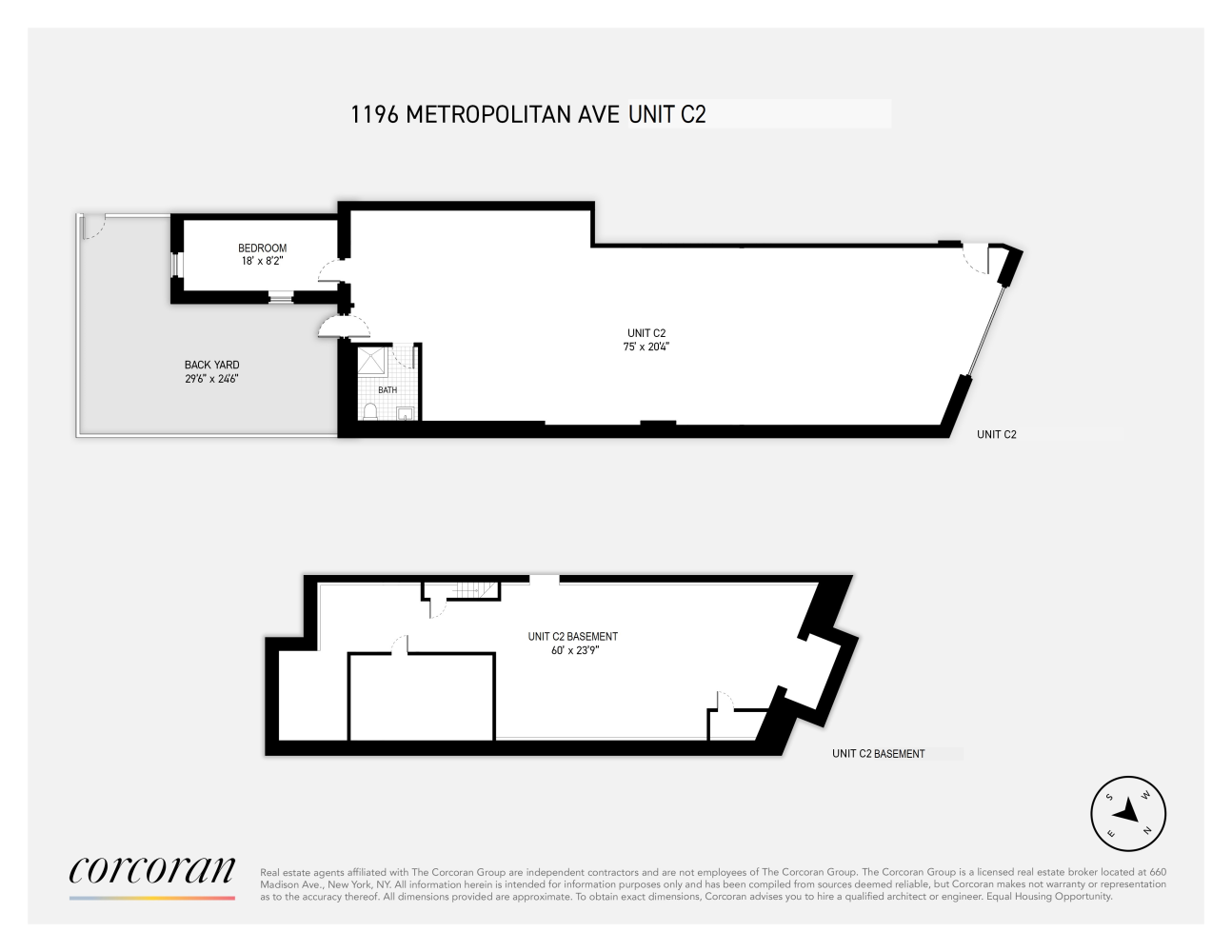 Floorplan for 1196 Metropolitan Avenue, C2