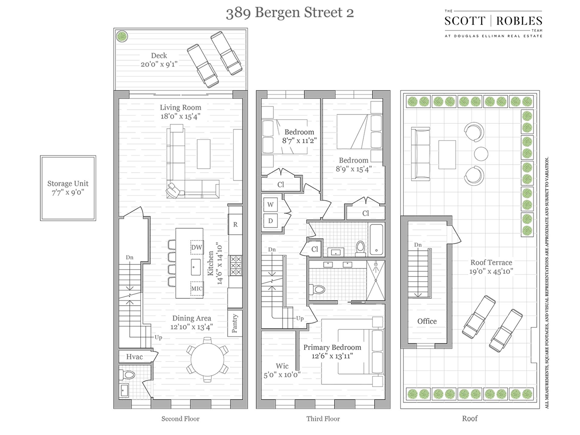 Floorplan for 389 Bergen Street, PH