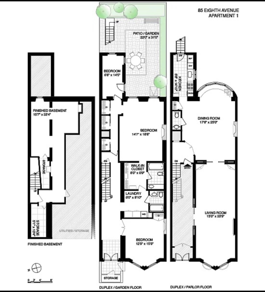 Floorplan for 85 8th Avenue, 1