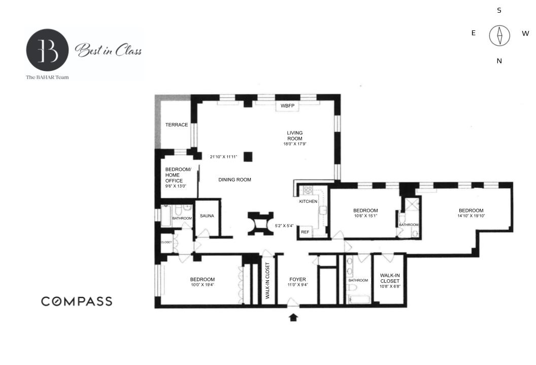 Floorplan for 1255 5th Avenue, 7J