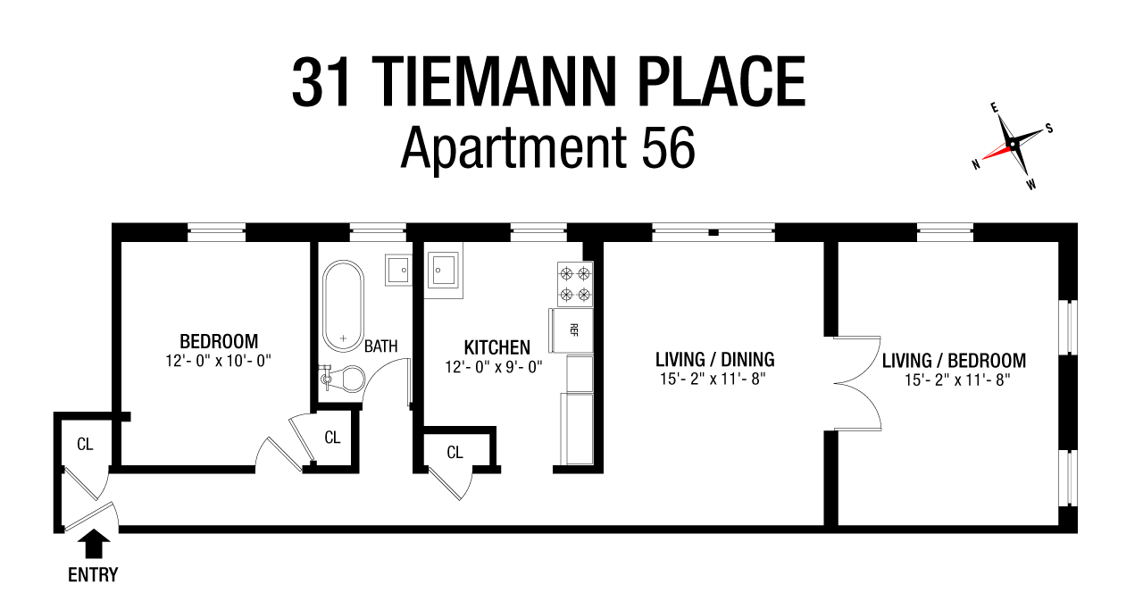 Floorplan for 31 Tiemann Place, 56