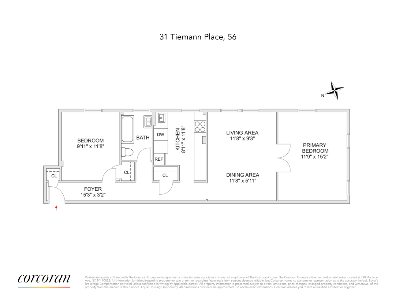 Floorplan for 31 Tiemann Place, 56