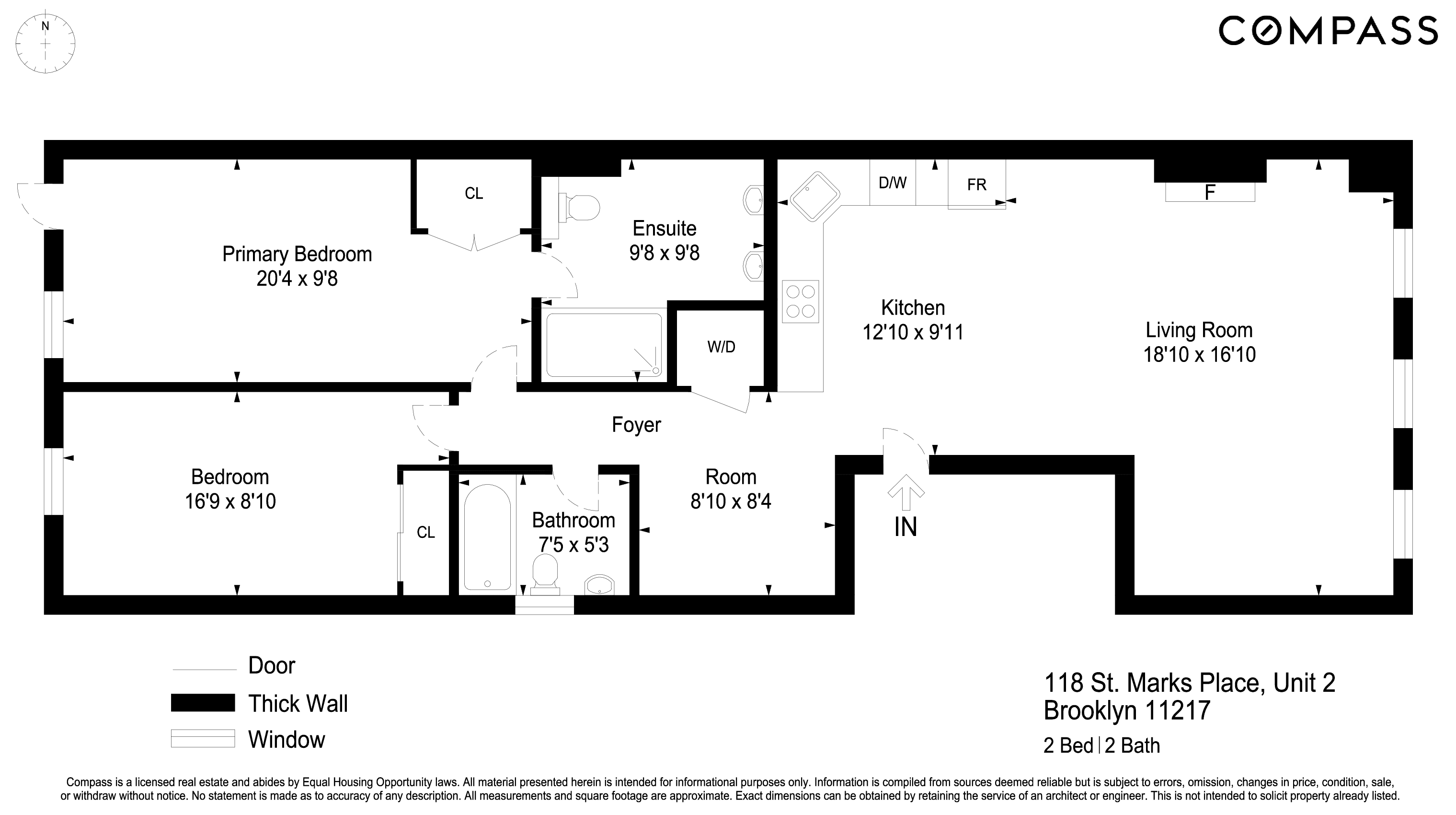 Floorplan for 118 St Marks Place, 2