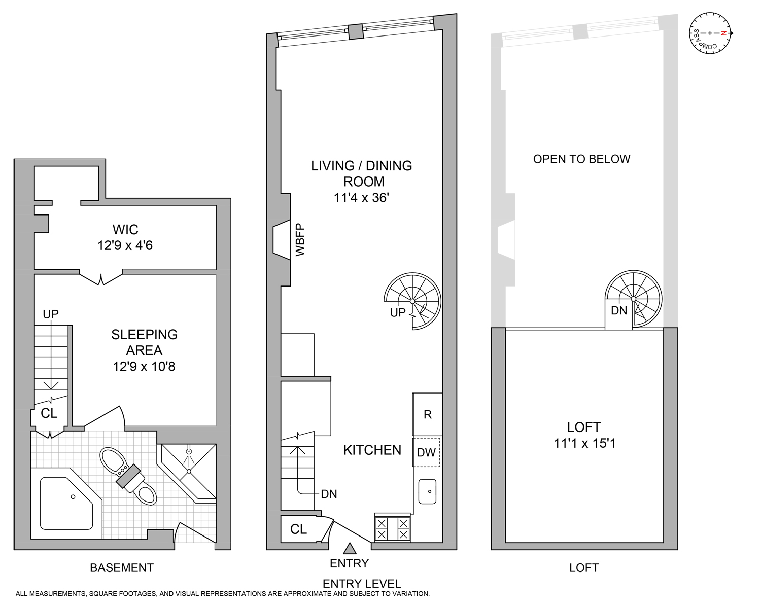 Floorplan for 324 Pearl Street, 1F