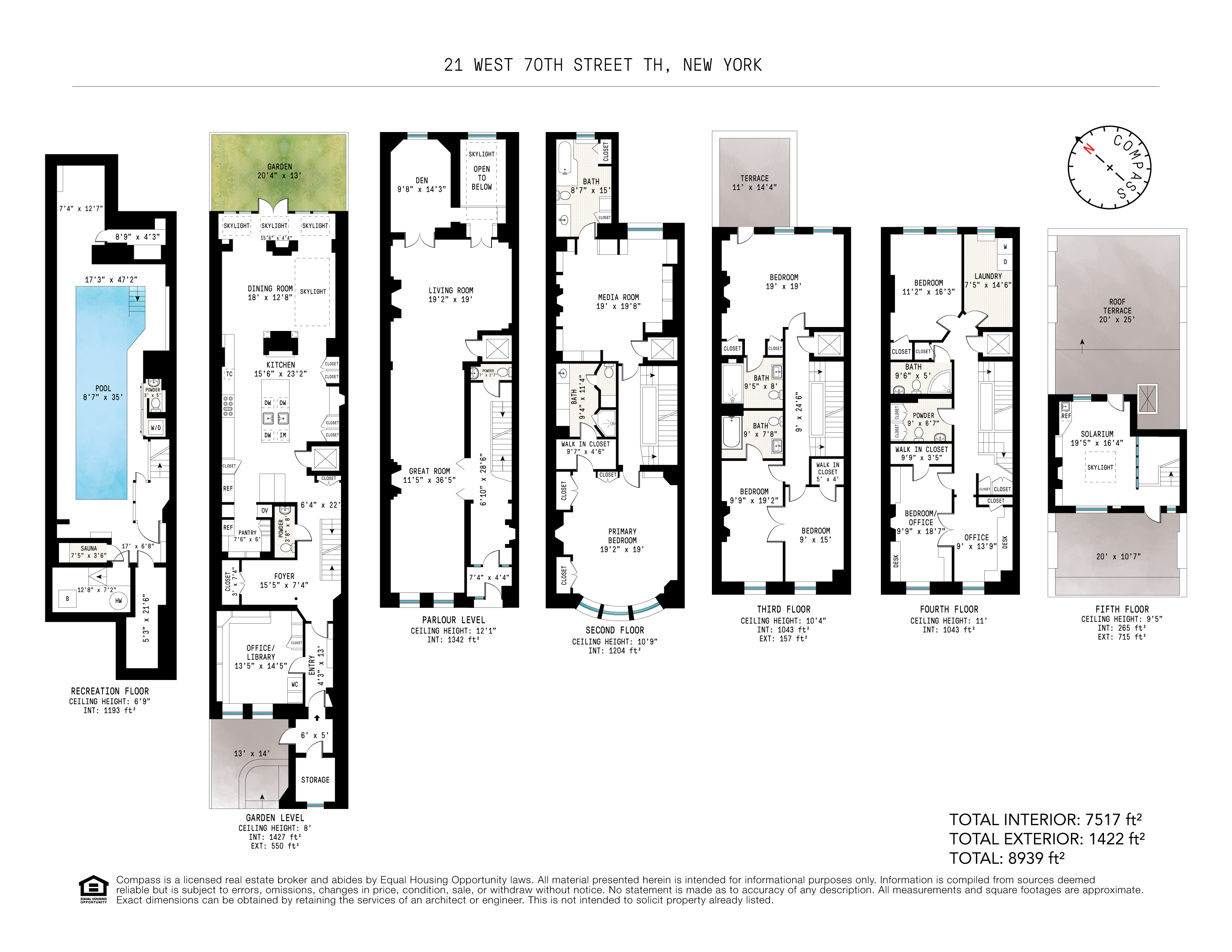 Floorplan for 21 West 70th Street